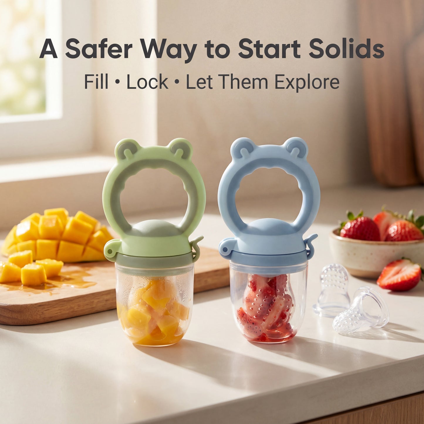 First Bites Fresh Fruit Feeder